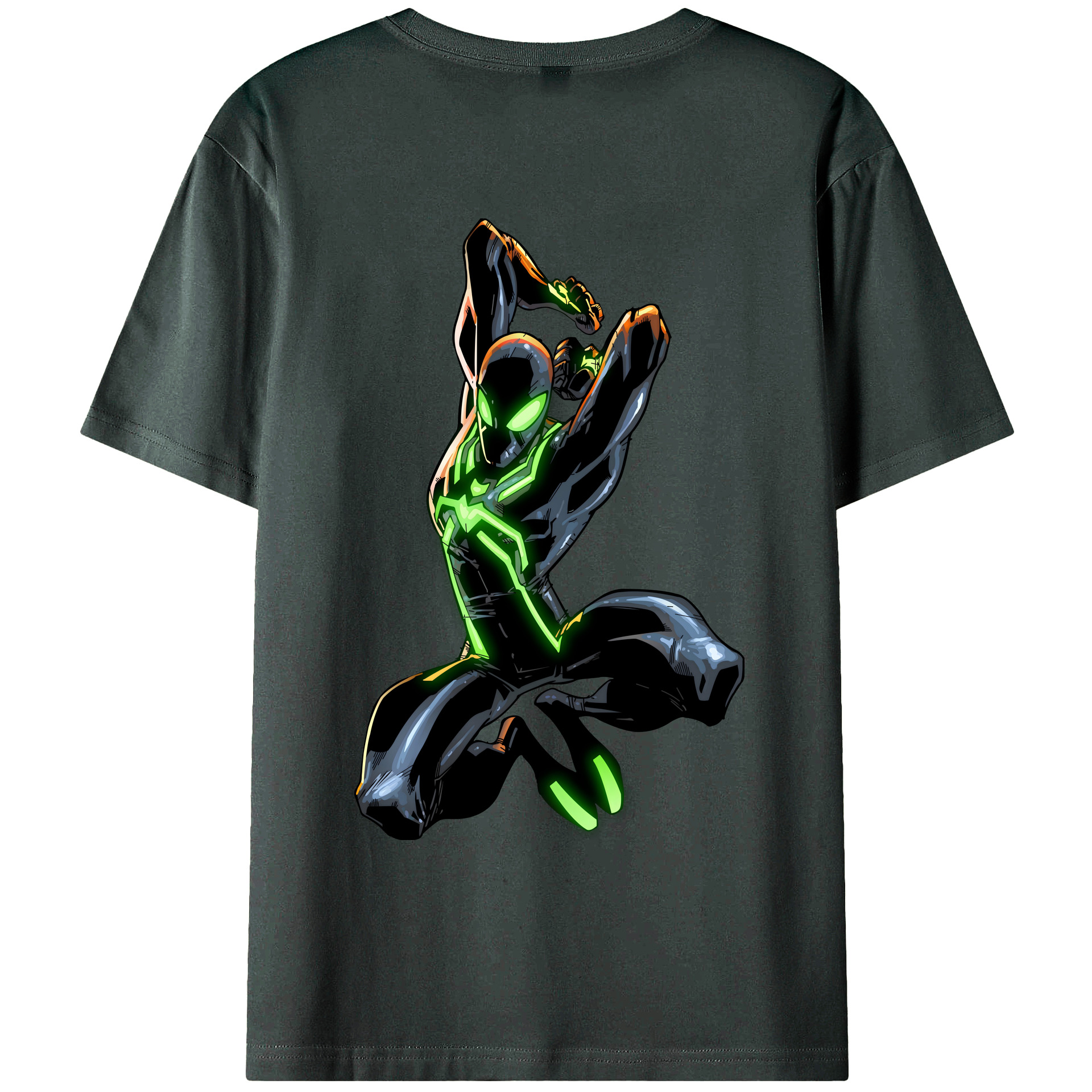 （画像用） アベンジャーズ The Avengers 綿100％ メンズ半袖Tシャツ（バックプリント） 通気性